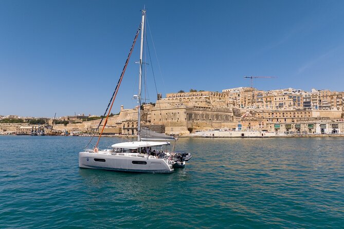 8-Hour Catamaran Charter from Valletta, Malta - St. Paul Island and the possible swimming stops