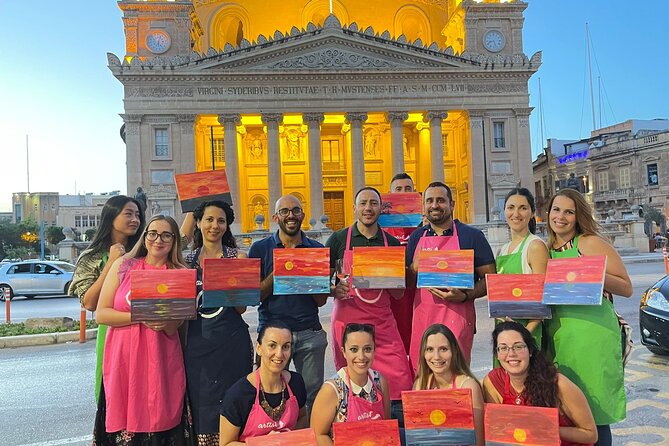 Art Experience with Wine - The terrace option and Malta views