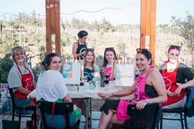 Art Experience with Wine