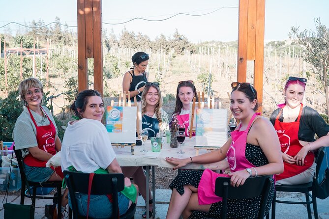 Art Experience with Wine - Painting with wine, music, and room to experiment