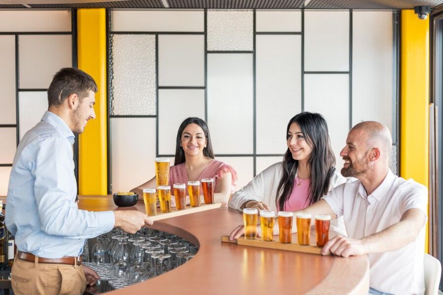 Birkirkara: The Farsons Brewery Entry Ticket and Beer Flight - The rooftop Cisk Tap and five-beer tasting