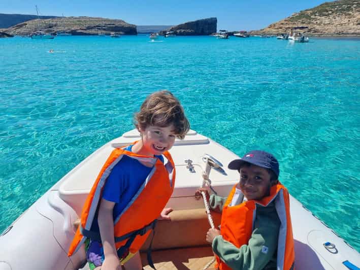Blue Lagoon, Crystal Lagoon & Comino Caves Private Boat Tour - Crystal Lagoon gives you the first proper swim