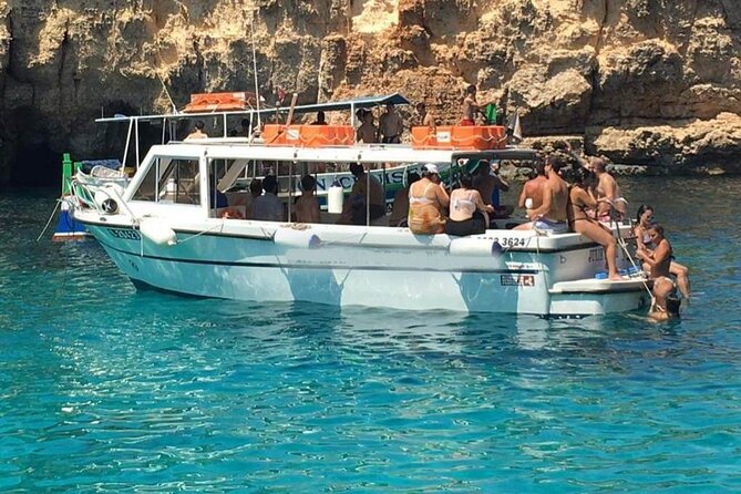Comino and Gozo Private Boat Tour : Julie Pearl Boat - Santa Maria Bay for a quieter swim