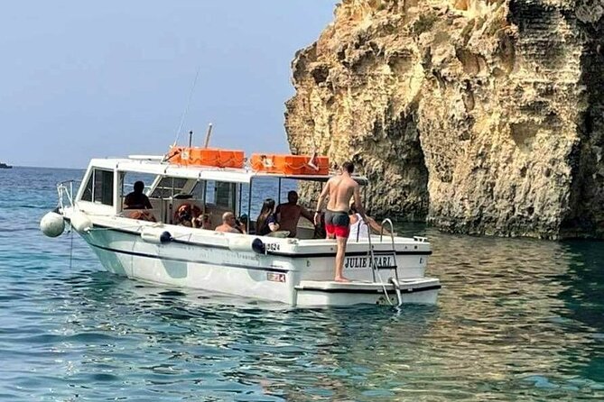 Comino and Gozo Private Boat Tour : Julie Pearl Boat - What the skipper and boat setup add