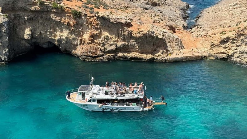 Comino Blue Lagoon & Crystal Lagoon - 3 Bay Cruise - Quick points to know before booking