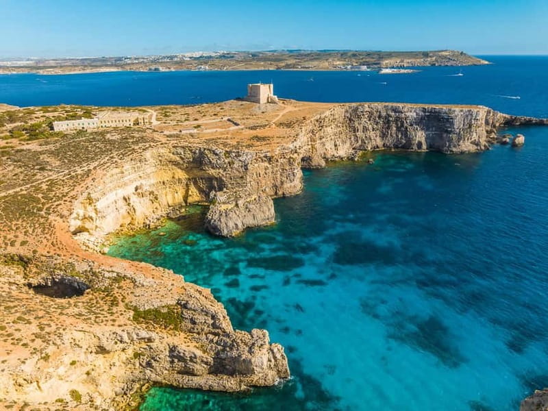 Comino: Blue Lagoon, Crystal Lagoon and Sea Caves Boat Tour - Blue Lagoon and the new QR code rule