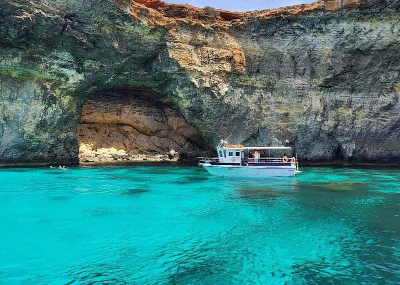 Comino: Blue Lagoon, Crystal Lagoon and Sea Caves Boat Tour - Starting at Ċirkewwa and passing Comino Tower