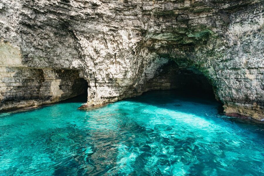 Comino: Blue Lagoon, Crystal Lagoon, and Seacaves Tour - Santa Maria Caves are best seen from the water