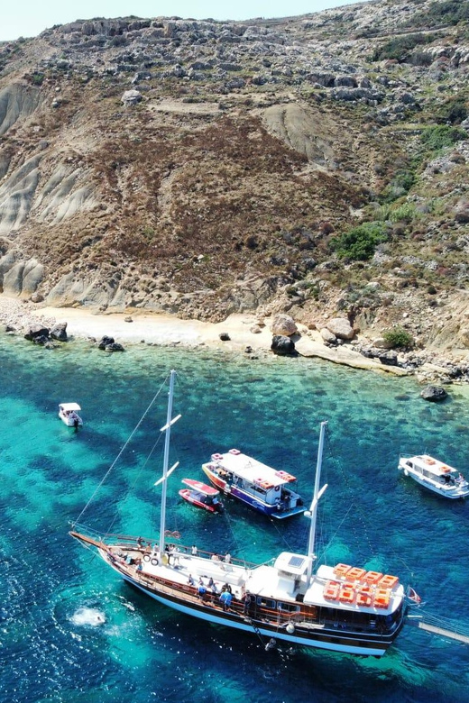 Comino Island , Blue lagoon, Crystal Lagoon & Gozo & Caves - Ħalfa Rock adds a Gozo stop