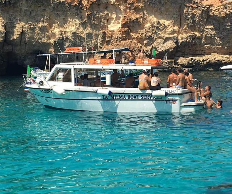 Comino: Private Boat Trips, Swimming stops and Caves Tours - Crystal Lagoon, about 80 minutes in the water
