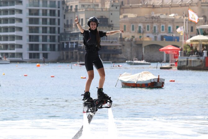 Flyboard Full Flight (30min) - Flying above Spinola Bay
