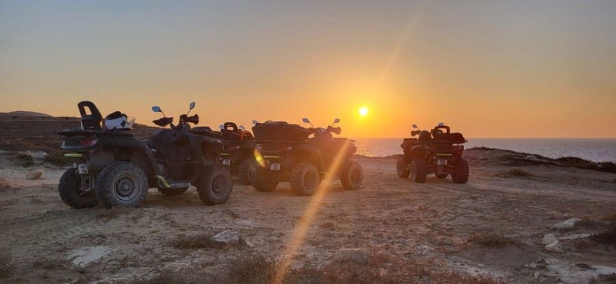From Malta: Blue Lagoon and Gozo Tour w/Quads and Dinner - Salt pans, Marsalforn, and Gozo after sunset
