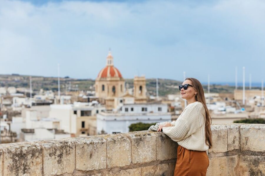 From Malta: Full-Day Gozo UTV Tour with Lunch and Boat Ride - Marsalforn Bay and the salt pans