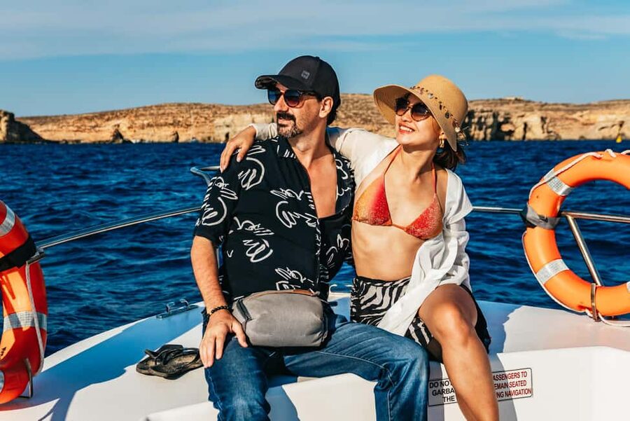 From Malta: Gozo & Comino Quad Bike & Boat Tour with Lunch - Wied il-Mielaħ and Wied il-Għasri