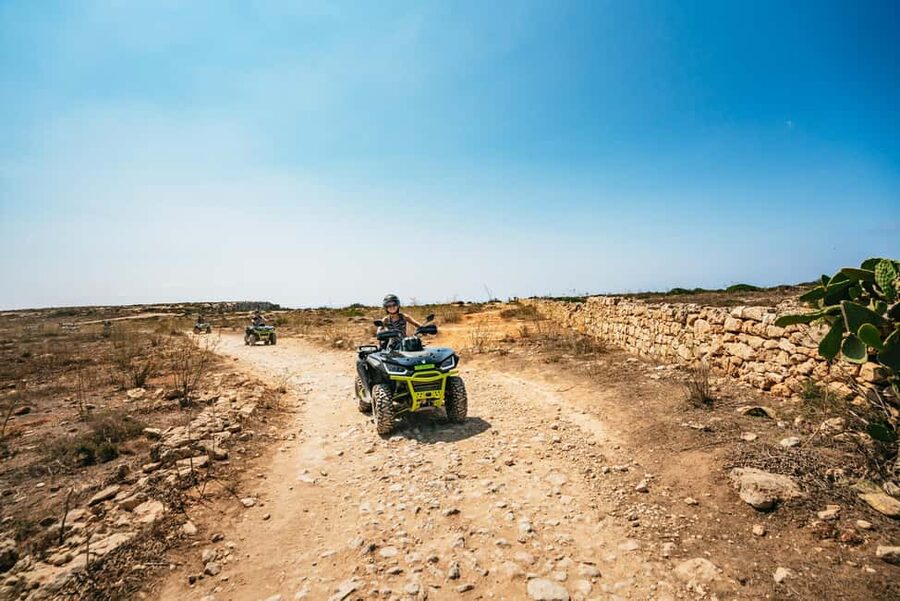 From Malta: Gozo & Comino Quad Bike & Boat Tour with Lunch - Lunch in Sannat and what to expect on the plate