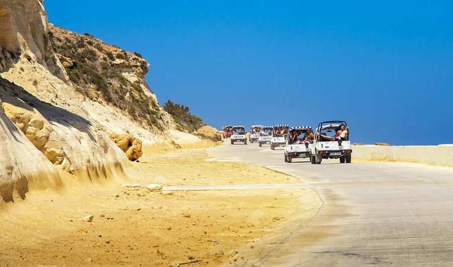 From Malta: Gozo Jeep Tour with Lunch and Transfers - The morning crossing and Gozo’s eastern side
