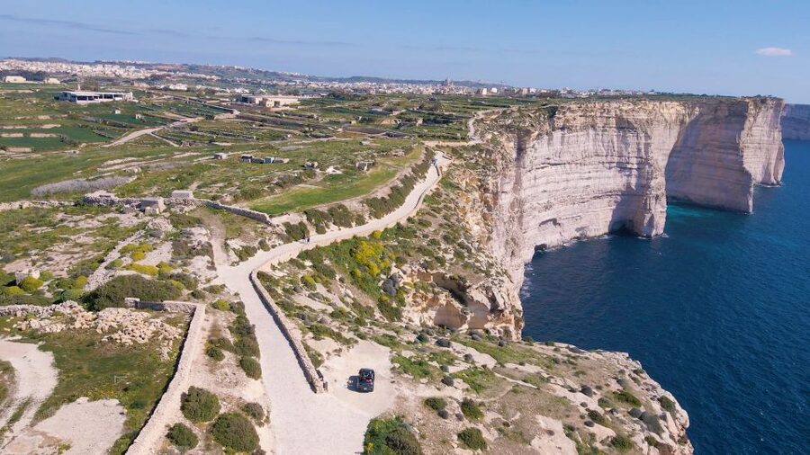 From Malta: Self-Driving E-Jeep Guided Tour in Gozo - A Gozitan lunch in Sannat