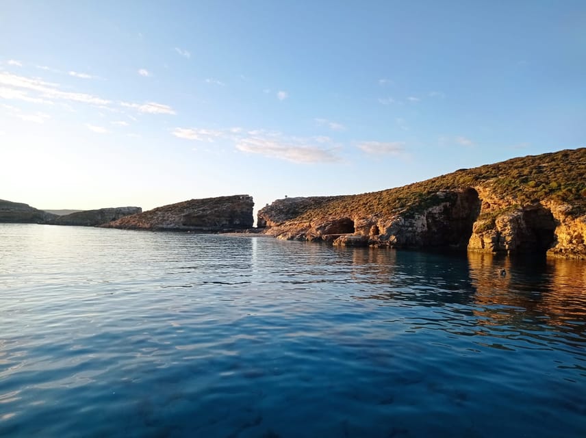 From Marsamxett: Maltese Islands Private Yacht Charter - Swimming and snorkeling in the bays