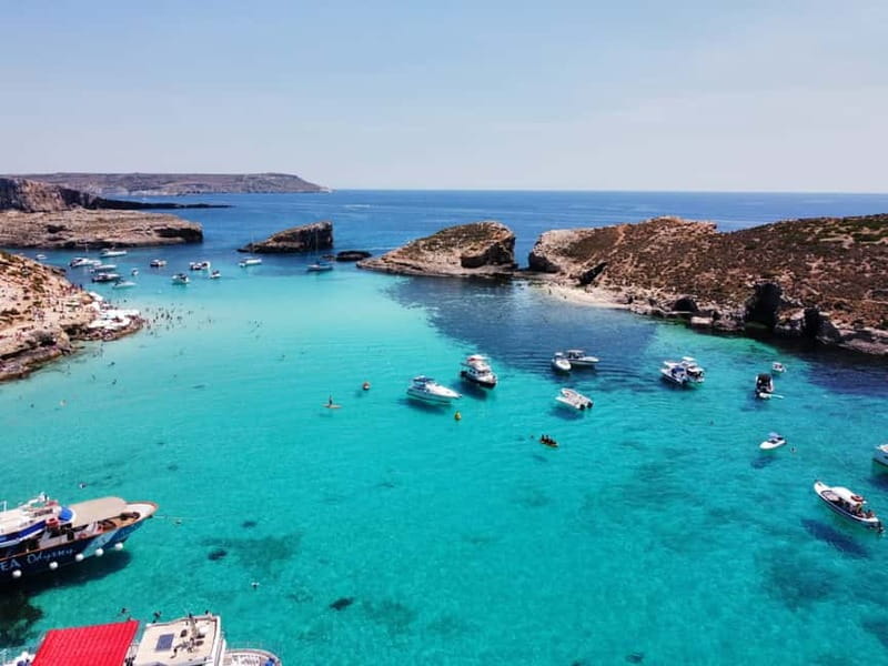 From Sliema: Comino, Crystal Lagoon, and Blue Lagoon Cruise - Malta’s northern coast from the water