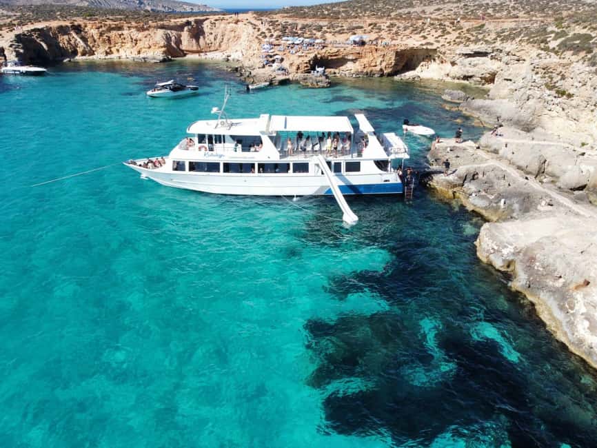 From Sliema: Comino, Crystal Lagoon, and Blue Lagoon Cruise - The quick stop at Mgarr Harbour in Gozo