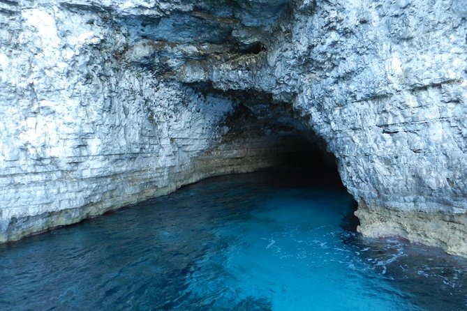 From Sliema: Malta Cruise to Blue Lagoon, Crystal Lagoon & Caves - The brief Gozo stop at Mgarr Harbour