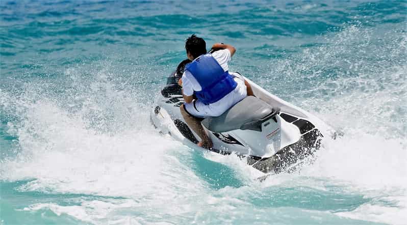 From St. Julian's: Jet Ski Safari to the South of Malta - Passing Valletta Grand Harbour from the water