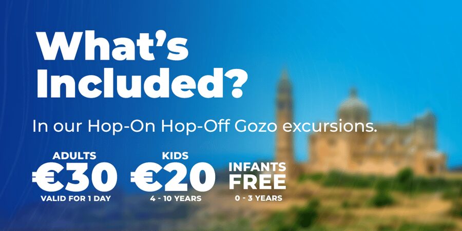 From Valetta: Catamaran Tour with Hop-On, Hop-Off Gozo Tour - Seeing Victoria from the upper deck