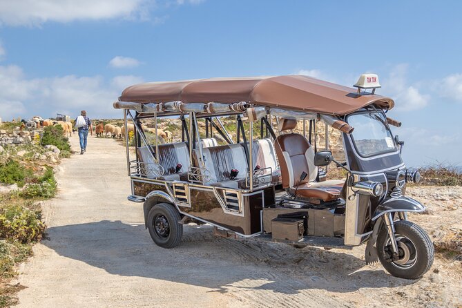 Gozo All Inclusive Chauffeured Tuk Tuk Day Tour - Blue Lagoon - Ta’ Ċenċ Cliffs and the wide southern views