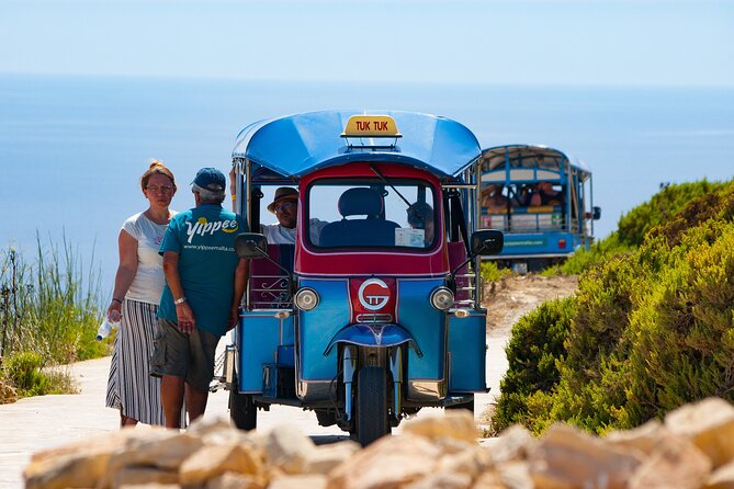 Gozo All Inclusive Chauffeured Tuk Tuk Day Tour - Blue Lagoon - Xlendi Bay, a pretty stop with limited time
