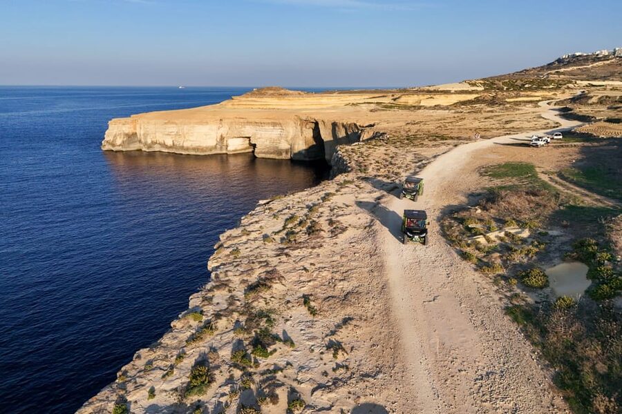 GOZO All Inclusive Self Drive Jeep day tour wt Blue Lagoon - Cittadella and the northern bays
