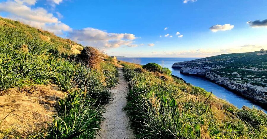 Gozo Unveiled: Guided Hiking in Gozo - South East - Mgarr ix-Xini Tower from above