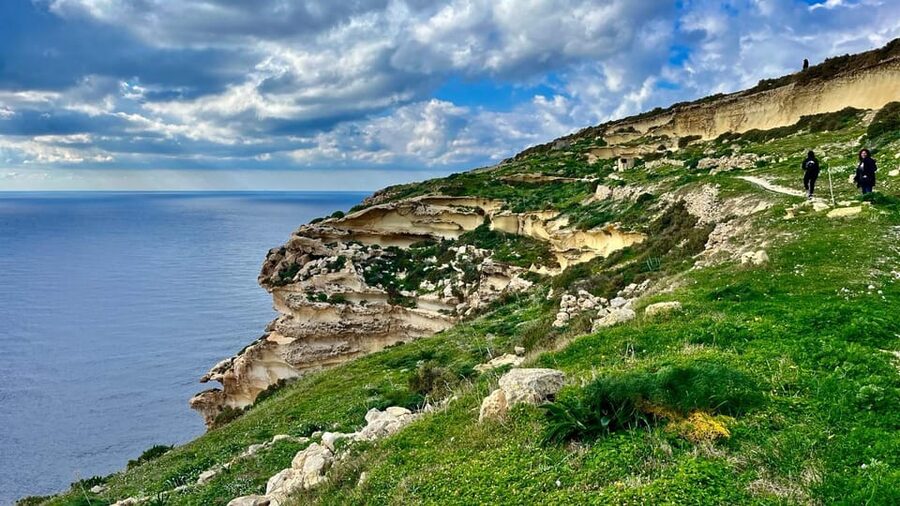 Gozo Unveiled: Guided Hiking in Gozo - The West - Fungus Rock and the cave viewpoint
