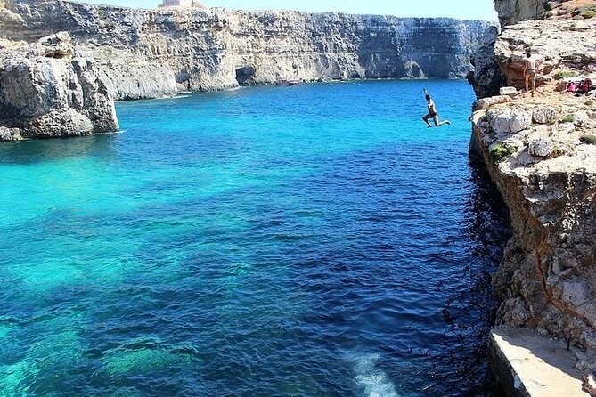 Half Day Blue Lagoon, Comino and Gozo Private Guided Boat Cruise - Halfa Rock near Qala, Gozo