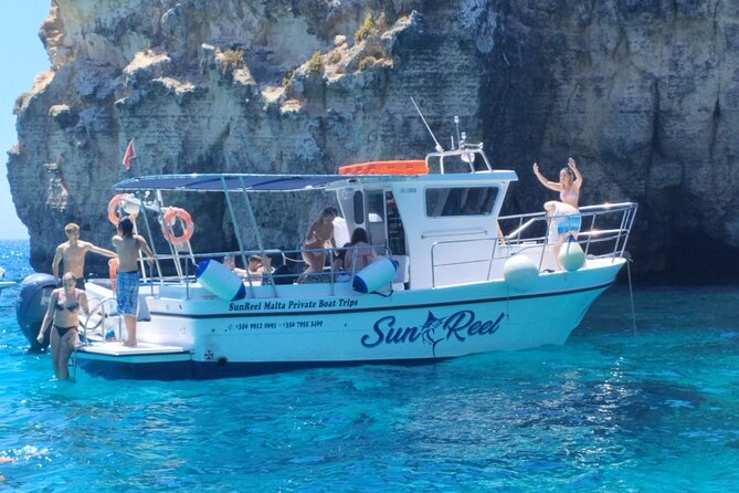 Half Day Blue Lagoon, Comino, Gozo and Malta Private Boat Trip - Crystal Lagoon gives you the first proper swim