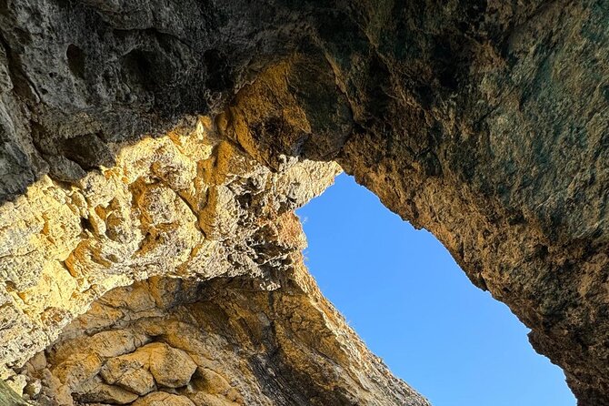 Half Day Malta Tour to Gozo Comino and Blue Lagoon Caves - Entering the Santa Maria Caves