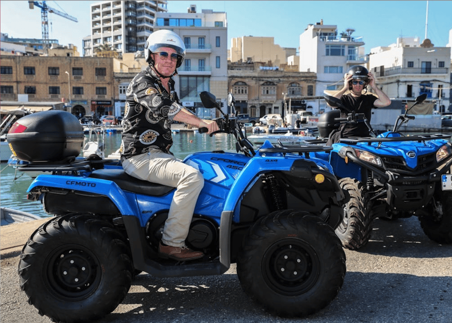 Malta: 4 hour Quad Bike Island Tour - Popeye Village brings a colorful stop to the route
