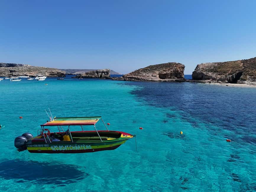 Malta: Blue Lagoon, Caves & around Comino Private Speedboat - A private way to see Comino’s famous water