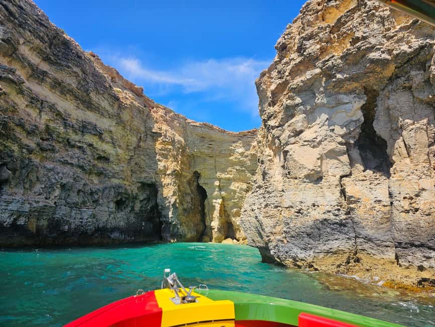 Malta: Blue Lagoon, Caves & around Comino Private Speedboat - What is included, and what is not