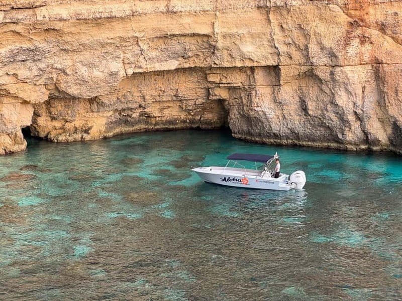 Malta: Blue Lagoon, Caves, Comino & Gozo Private Boat Trip - A private way to see Comino’s famous water