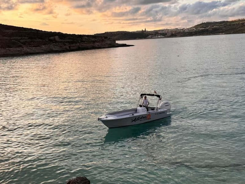 Malta: Blue Lagoon, Caves, Comino & Gozo Private Boat Trip - St. Nicholas Bay for a quieter pause