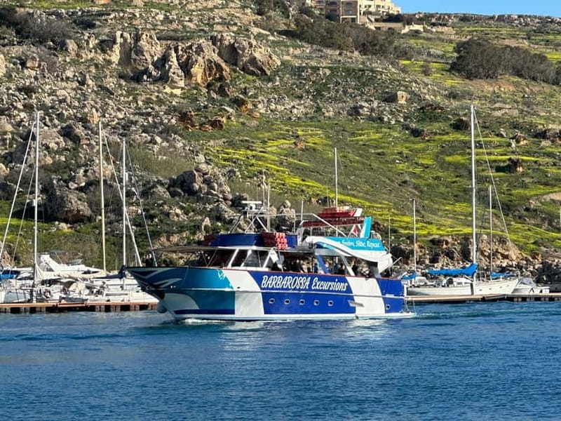 Malta: Blue Lagoon, Comino, Gozo & Crystal Lagoon Sea Caves - Crystal Lagoon and the optional cave ride
