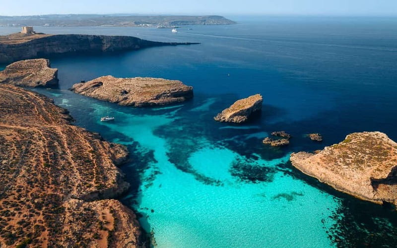 Malta: Blue Lagoon, Comino, Gozo & Crystal Lagoon Sea Caves - Gozo and the return through Mgarr Harbour
