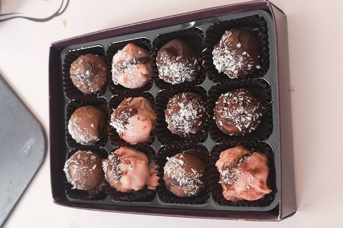 Malta Chocolate Factory Gin and Truffle Making Experience - Making truffles at Malta Chocolate Factory