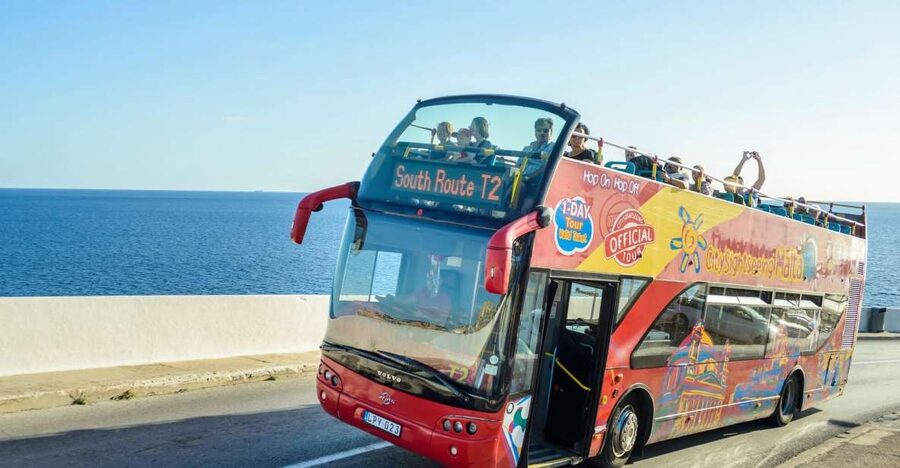 Malta: City Sightseeing HOHO Bus Tour & Optional Boat Tour - The North Route, from Bugibba to Mdina and Golden Bay