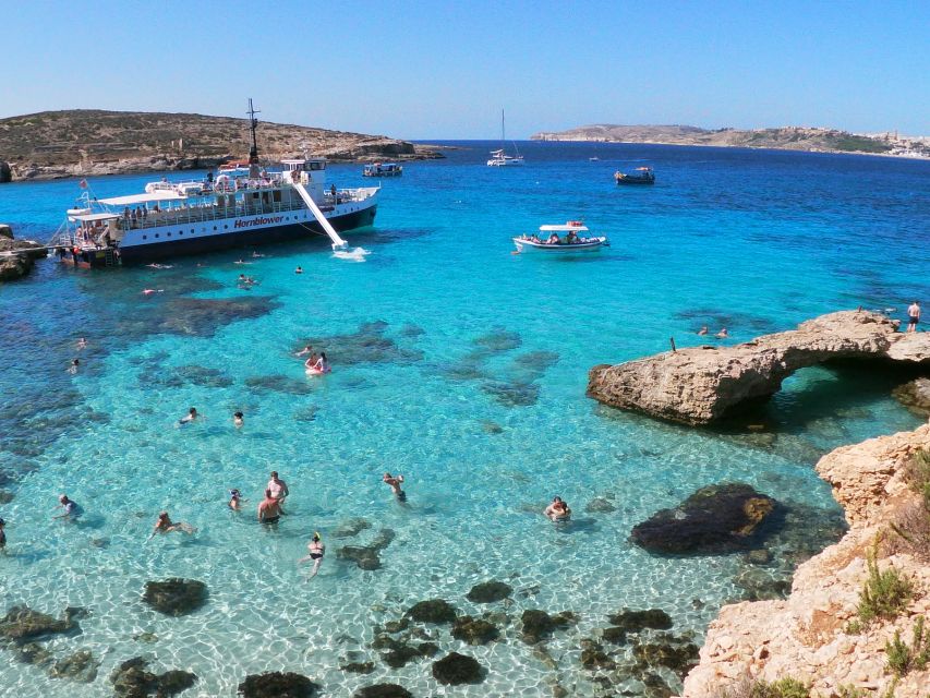 Malta: Comino, Blue Lagoon, Crystal Lagoon & Caves Cruise - Gozo views and the southern Comino route