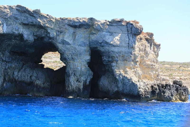 Malta: Comino, Blue Lagoon, + Sea Caves Day Trip - Gozo Harbor and the first photo stop