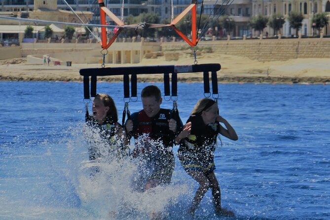 MALTA - Go & Fun Parasailing Free Photos & Videos - The launch from the rear deck