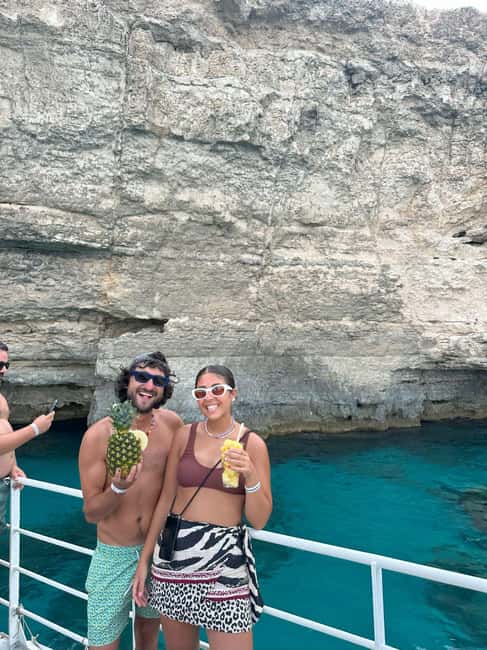 Malta: Gozo, Comino, Blue & Crystal Lagoon, & Caves Cruise - The return route through Crystal Lagoon