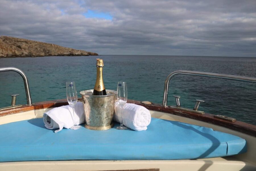 Malta Gozo & Comino: Boat Tour Best Price w/inclusions 4 hrs - Captain Peter keeps the charter personal