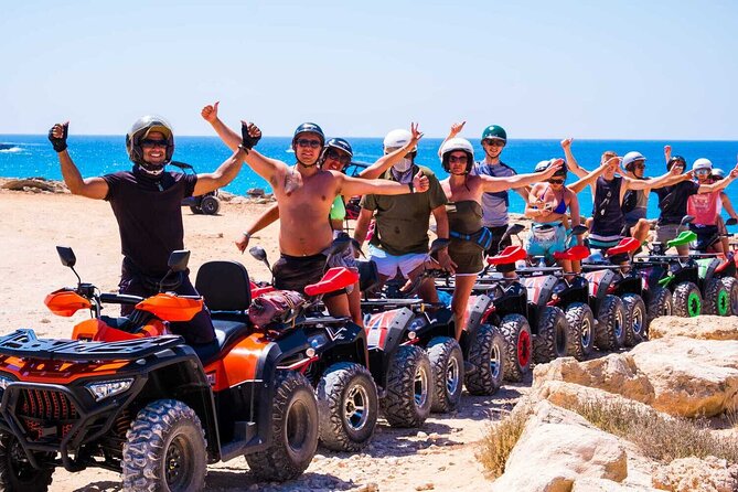 Malta: Half-Day Quad Bike Adventure Tour Including Transfers - Popeye Village, coastal roads, and photo stops